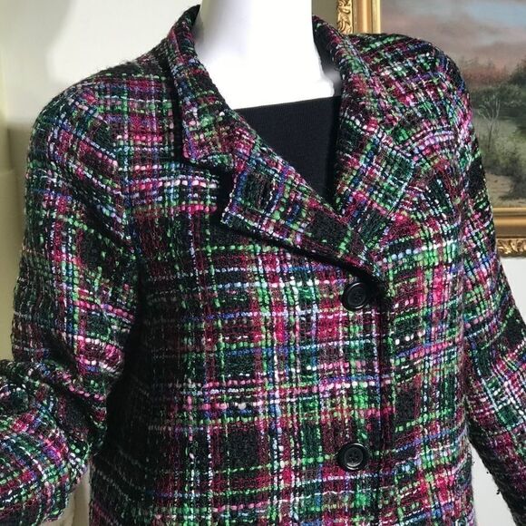 Talbots Multi-Colour Loomed Short Jacket - Picture 6 of 9